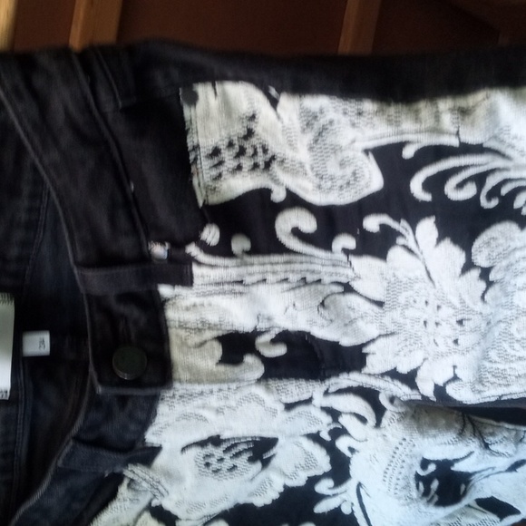 Women's PAIGE Emily Needlepoint Denim - Picture 3 of 4